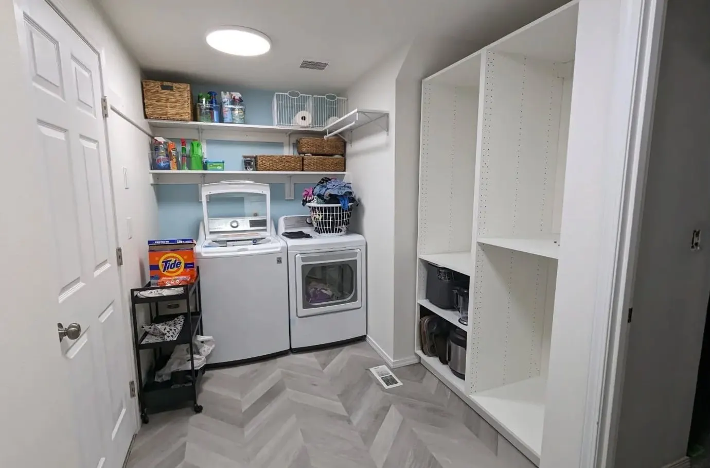 A closet becomes a real laundry room — after